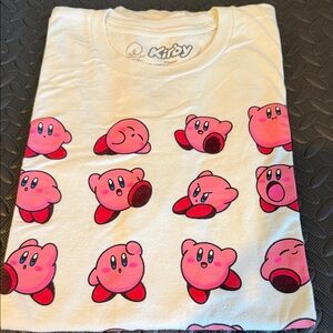 Graphic Tee - Cream and Pink